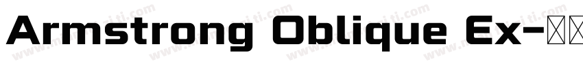 Armstrong Oblique Ex字体转换